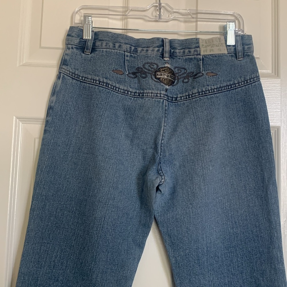 Vintage Harley Davidson Women Size 6,Embroidered boot cut jeans
